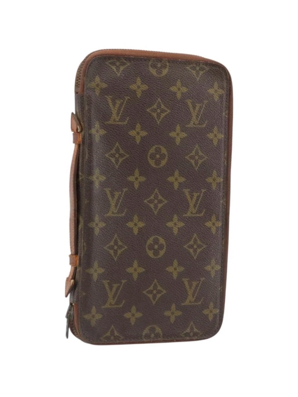 Authentic Vintage Louis Vuitton Monogram Poche Escapade Travel Wallet with COA